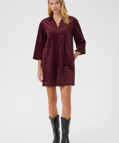 Part Two SharriPW Dress Tawny Port