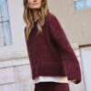 Part Two SillePW Pullover Tawny Port