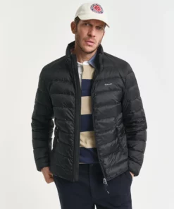Gant Light Down Jacket Black