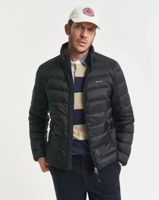 Gant Light Down Jacket Black