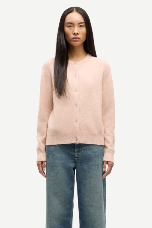 Samsøe Samsøe Nor Short Cardigan Cameo Rose