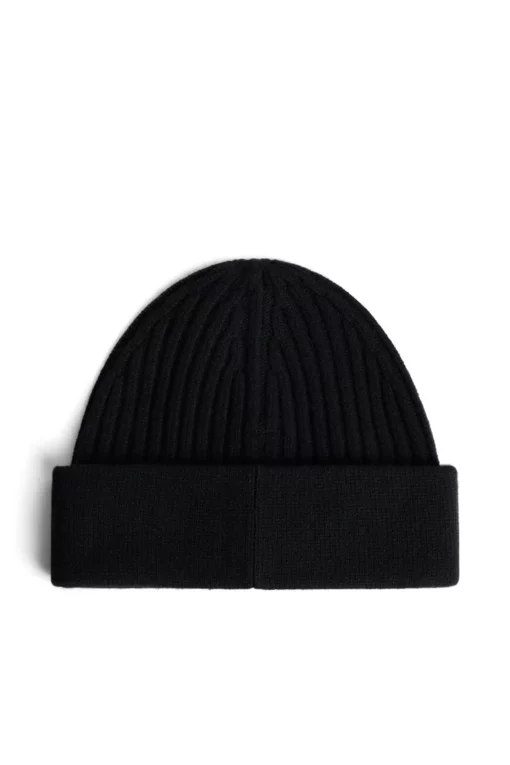 J.lindeebrg Jive Wool Beanie Black