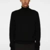 J.Lindeberg Kaden Merino Turtle Neck Black