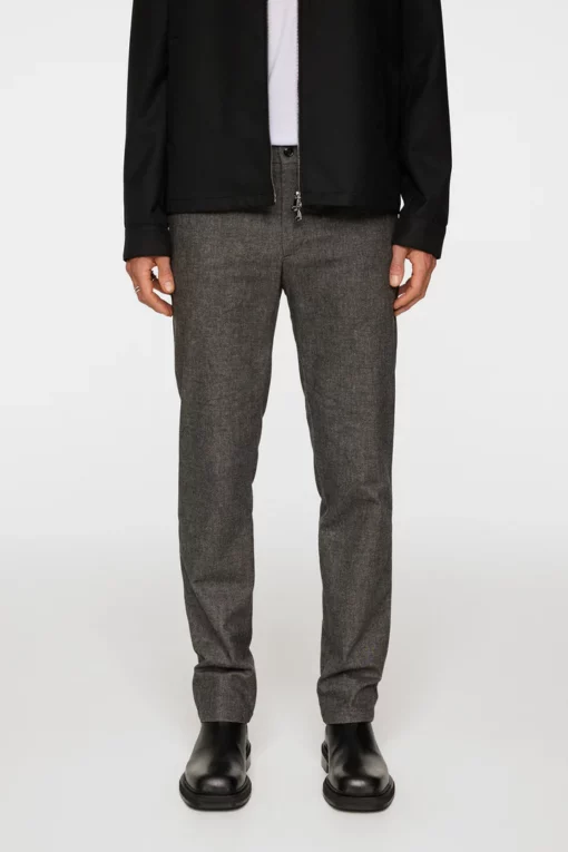 J.Lindeberg Ched Micro Pattern Pants Dark Grey Melange
