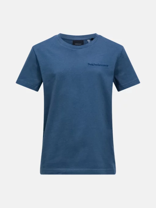 Peak Performance Original Small Logo Tee Junior Mountain lake