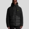 Lyle & Scott Sports Hybrid Puffer Jacket Jet Black