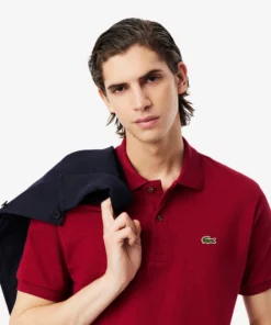 Lacoste Original L.12.12 Petit Pique Cotton Polo Shirt Bordeaux