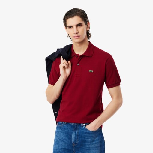 Lacoste Original L.12.12 Petit Pique Cotton Polo Shirt Bordeaux