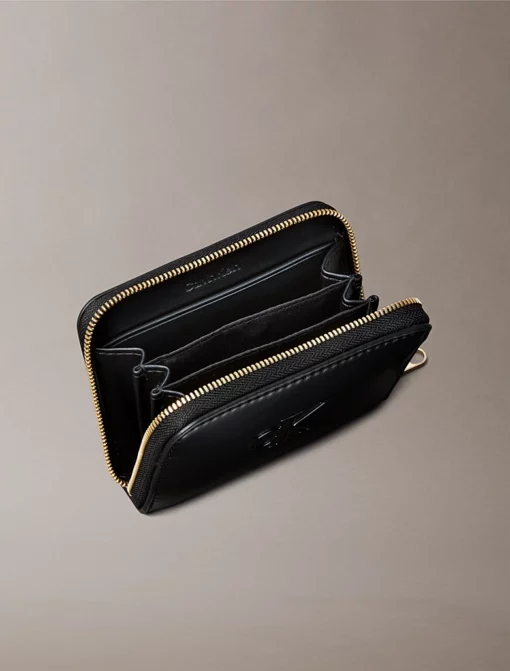 Calvin Klein Soft Touch RFID Zip Around Wallet Black