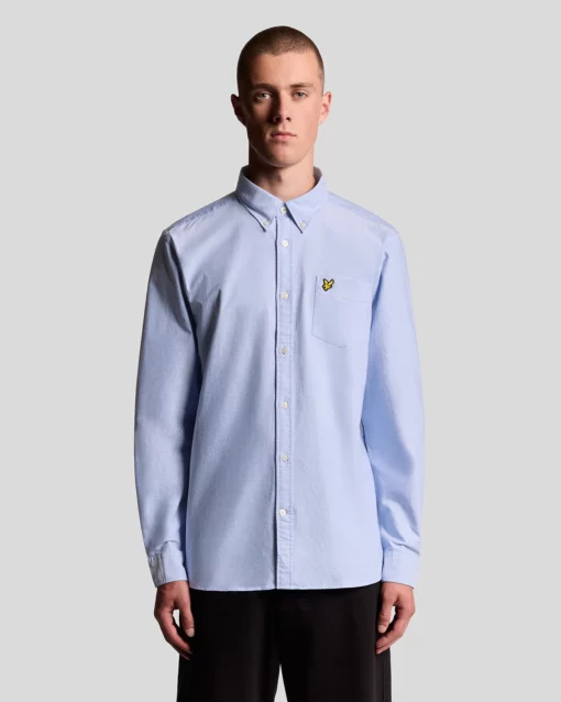 Lyle & Scott Plain Oxford Shirt Riviera