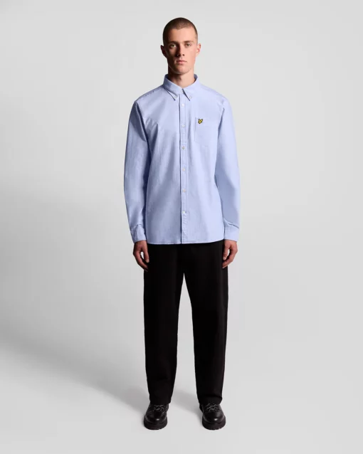 Lyle & Scott Plain Oxford Shirt Riviera