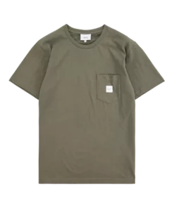Makia Square Pocket T-shirt Thyme