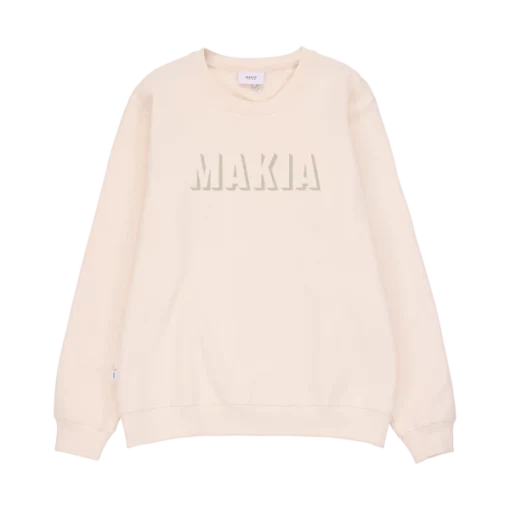 Makia Shadow Sweatshirt Natural White