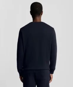 Lyle & Scott Cotton Crew Neck Sweatshirt Dark Navy
