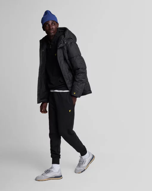 Lyle & Scott Skinny Fit Cotton Joggers Jet Black