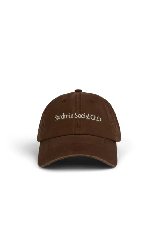 PICA PICA Sardinia Social Club Cap Brown