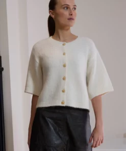 Rue de Femme Elisa Knit Cardigan Off White