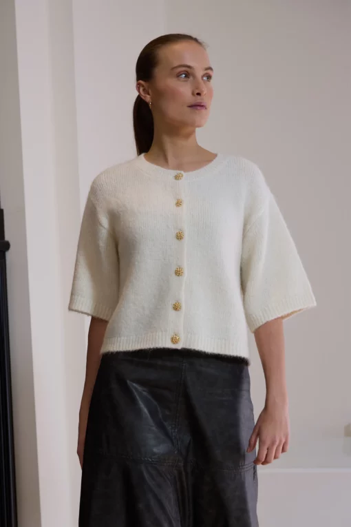 Rue de Femme Elisa Knit Cardigan Off White