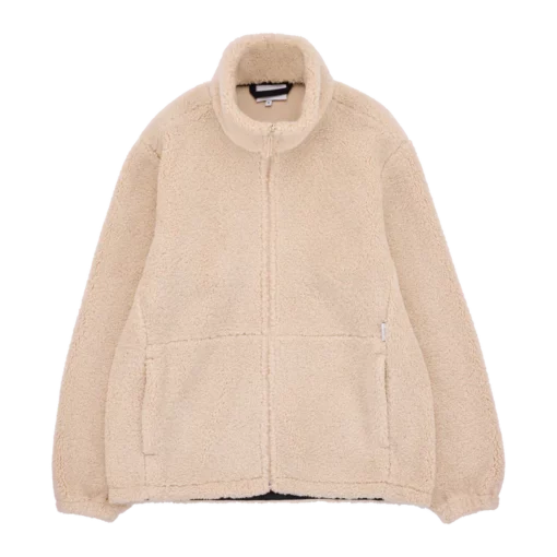 Makia Woman Mia Zip Fleece Off White