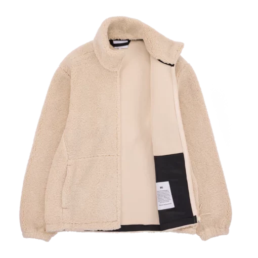 Makia Woman Mia Zip Fleece Off White