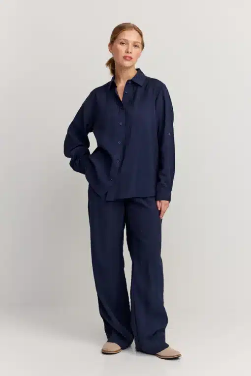 Makia Woman Hilda Shirt Dark Navy