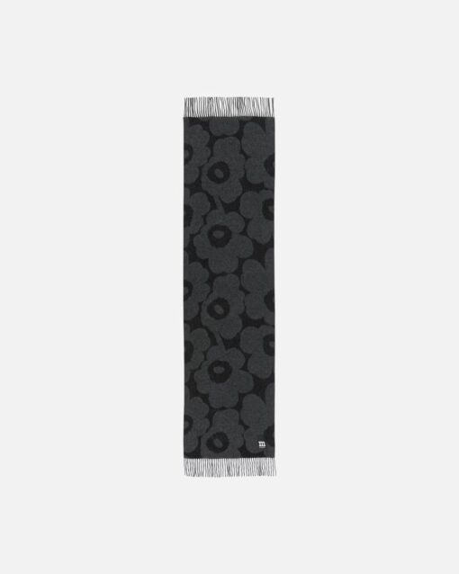 Marimekko Identtinen Unikko Scarf Black