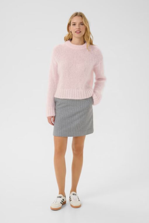 Part Two SillePW Pullover Mauve Chalk
