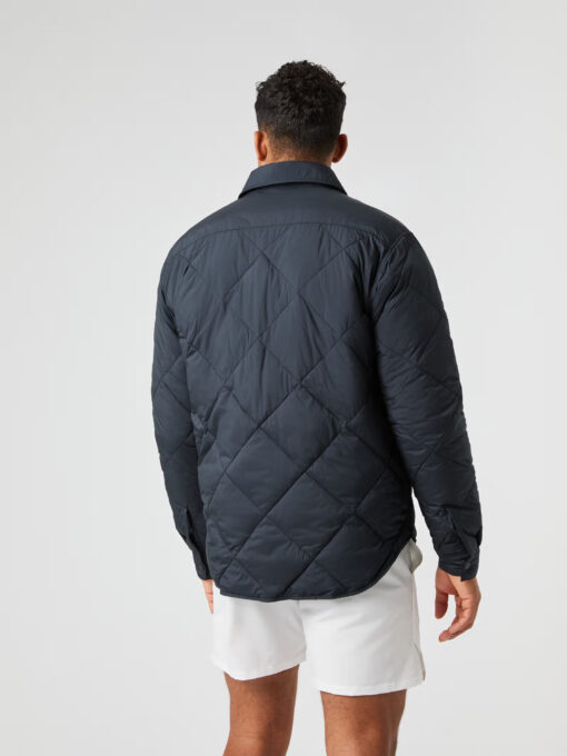 Björn Borg Centre Quilted Overshirt Black Beauty
