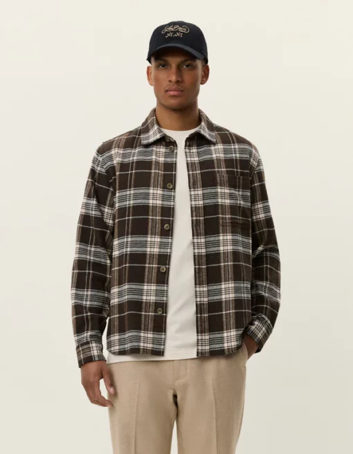 Les Deux Lennon Check Overshirt Delicioso