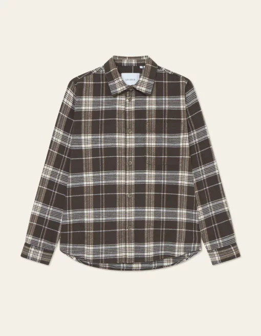 Les Deux Lennon Check Overshirt Delicioso