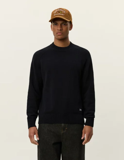 Les Deux Brad Roundneck Knit Black