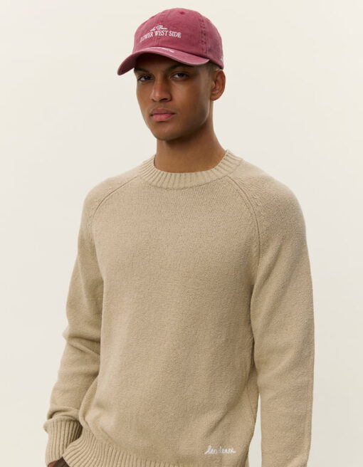 Les Deux Brad Roundneck Knit Dark Sand
