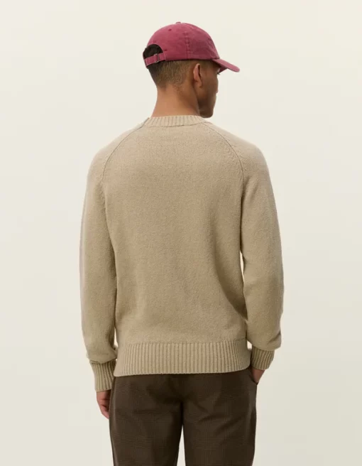 Les Deux Brad Roundneck Knit Dark Sand