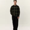 Les Deux Jeremy Flannel Shirt Duffel Bag