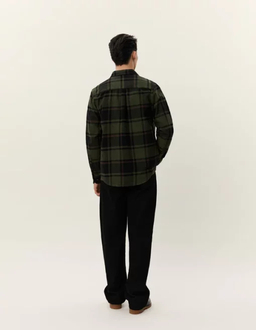 Les Deux Jeremy Flannel Shirt Duffel Bag