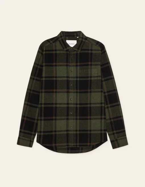 Les Deux Jeremy Flannel Shirt Duffel Bag