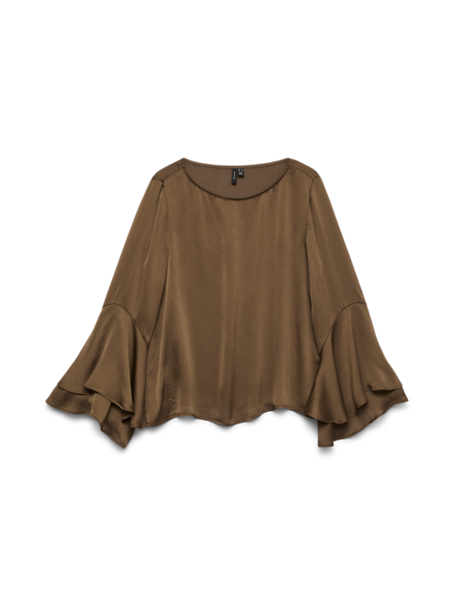 Vmliva Wide Sleeve Top Brown