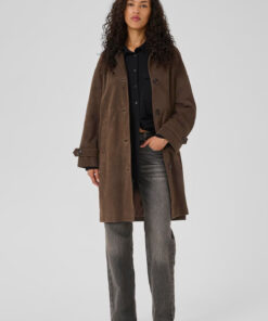 My Essential Wardrobe TaraMW Suede Coat Delicioso