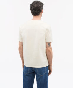 Tiger of Sweden Jake Boxy Cotton T-shirt Light Ivory