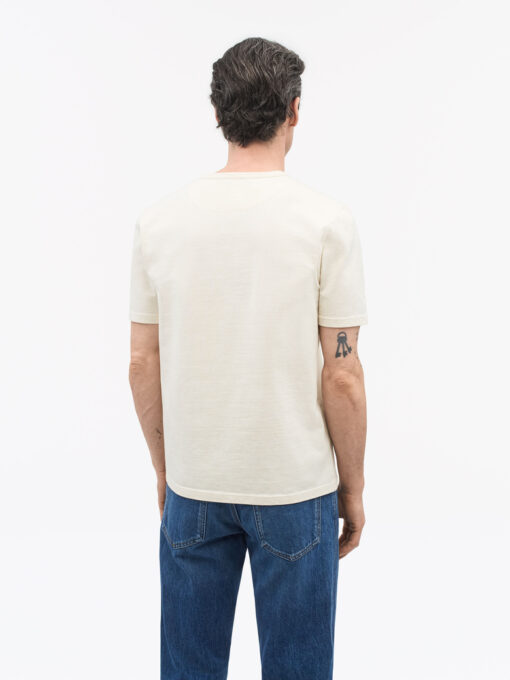 Tiger of Sweden Jake Boxy Cotton T-shirt Light Ivory