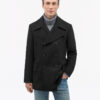 Tiger of Sweden Mahler Double-Breasted Peacoat Dark Grey