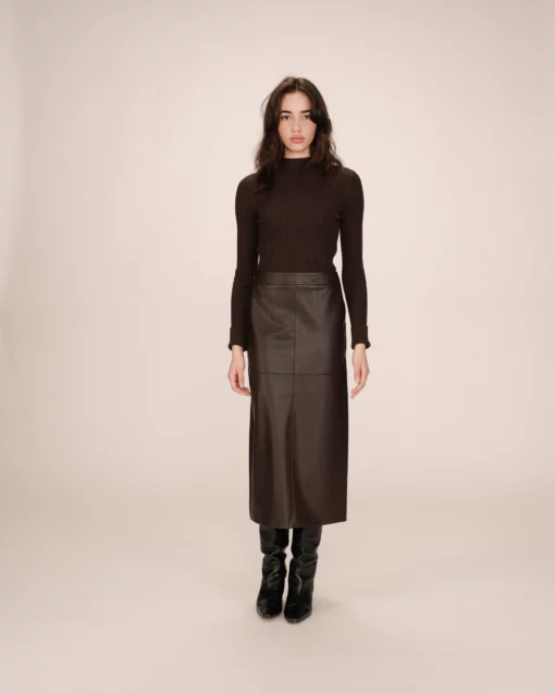 Grace & Mila Sirene Skirt Chocolate