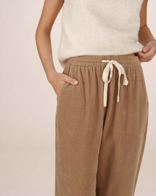 Grace & Mila Liberty Corduroy Pants Greige