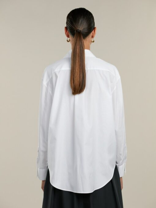 Stenströms Jackie White Tuxedo Shirt