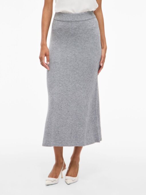 Viril Ankle Skirt Medium Grey Melange