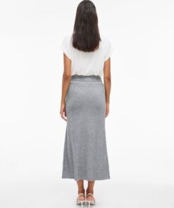 Viril Ankle Skirt Medium Grey Melange