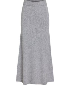 Viril Ankle Skirt Medium Grey Melange