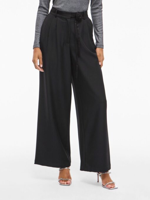 Vicatalina Wide Pants Black Beauty