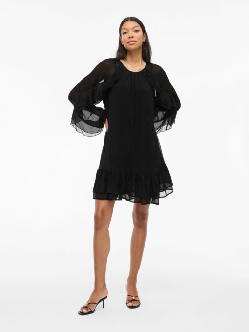 Vibinna Frill Dress Black Beauty