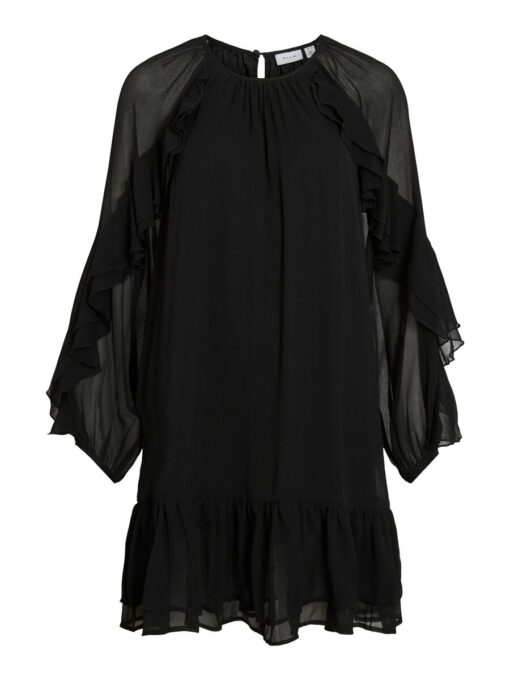 Vibinna Frill Dress Black Beauty